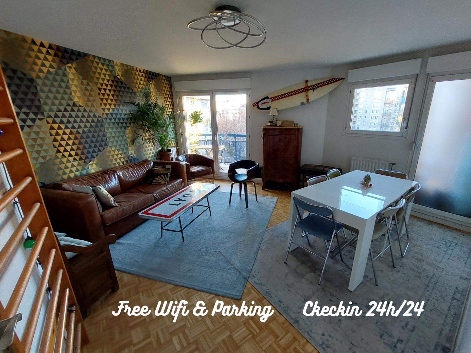 Le Cosy-Chic - T3 Balneo A Villeurbanne / Lyon Exterior foto